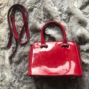 Red Patent Small Purse with Strap- Forever 21